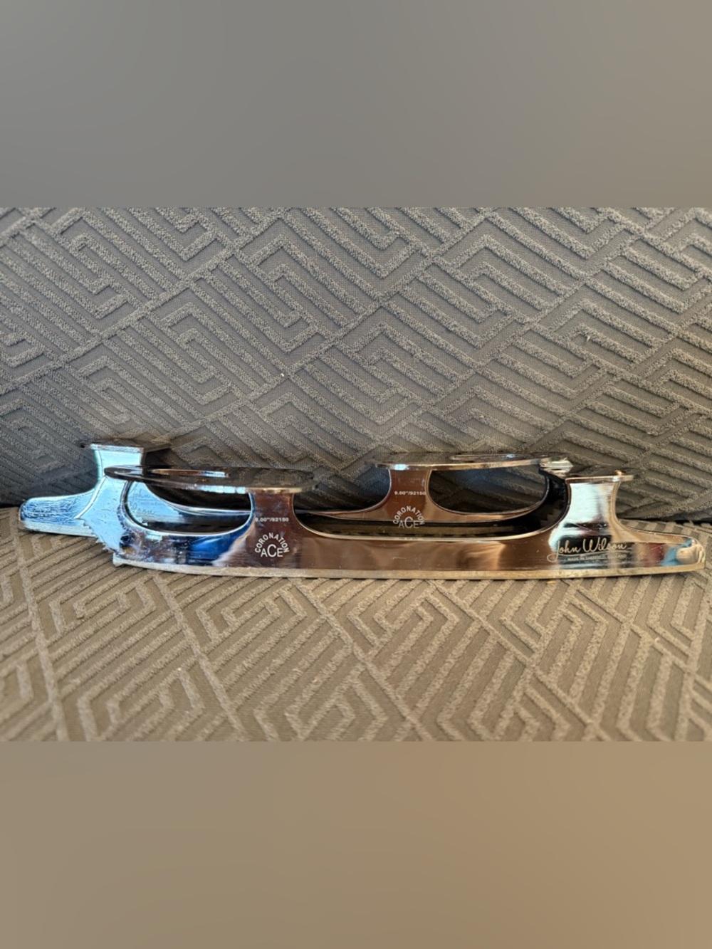 John Wilson Coronation Ace Ice Standard Figure Skating Blades 9" England Made